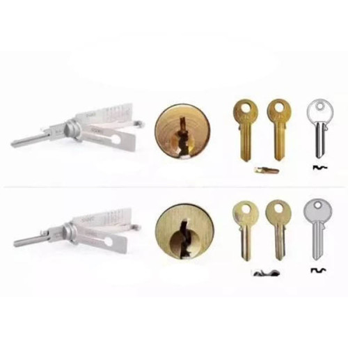 SS001 Pro 2-Groove Locksmith Tool 2-in-1 Pick for fire-proof door Residential Lock