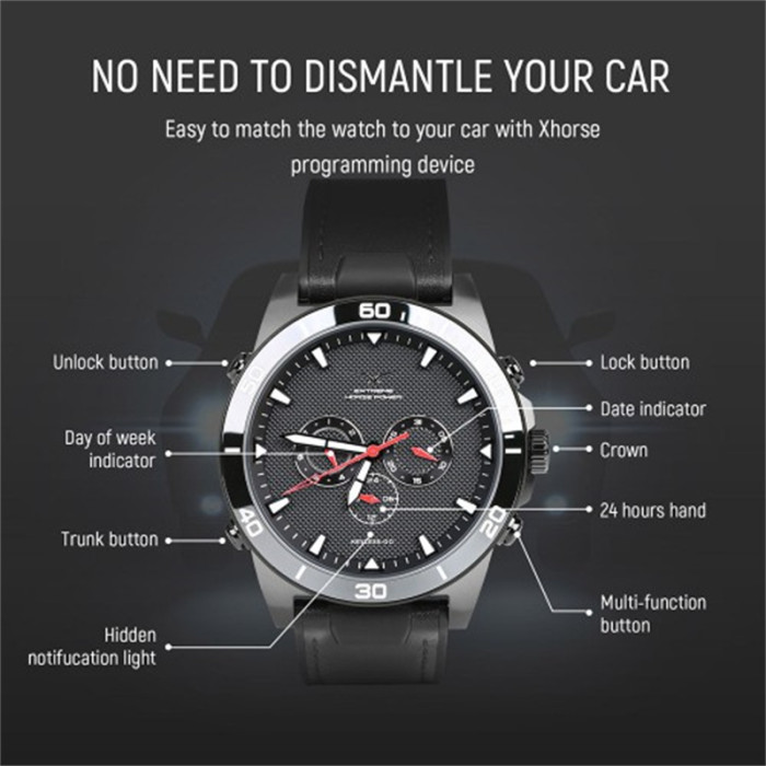 New For Xhorse SW-007 Smart Remote Watch KeylessGo  Wearable Super Car Key Use VVDI Tools etc To program And control Your Car