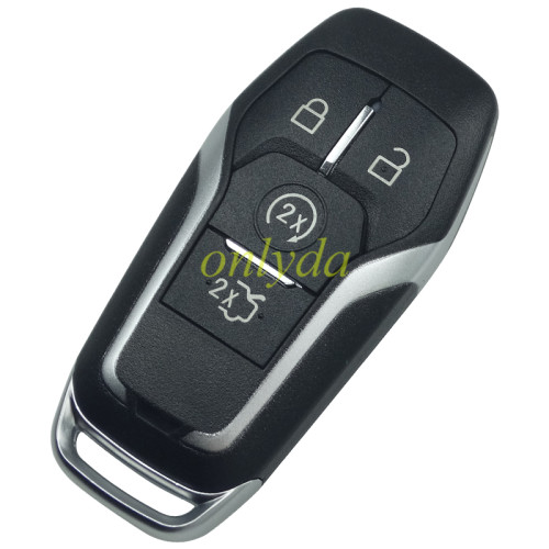Ford 4 button remote key shell with key blade with logo
