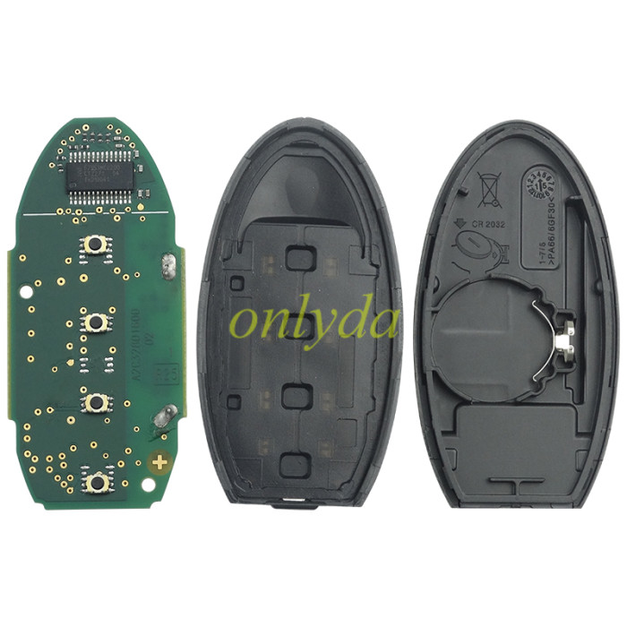 For  Nissan 3+1 button remote key with  4A AES chip with  434mhz      IC:7812D-S180106     FCCID:KR5S180144106   RLVC OS111-0819