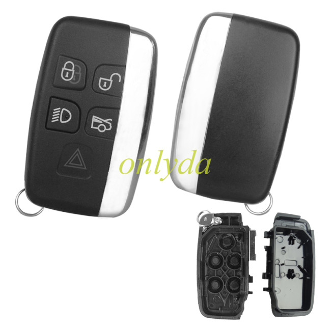 For Jaguar 5 button remote key blank with badage