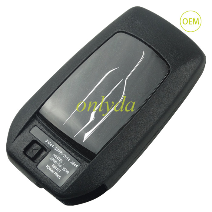For Toyota tuner OEM 2 button remote key with 315 mhz with Toyota H chip