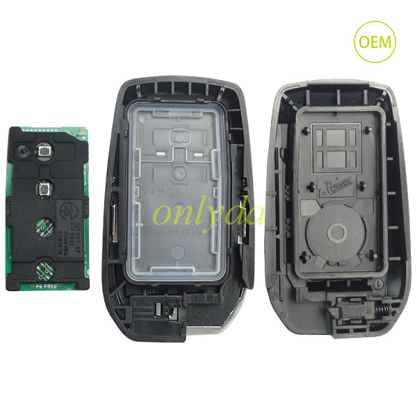 For Toyota Hilux OEM 2 button remote key with  Toyota H chip 315mhz FCCID:61A965-0182  chip No.RF430F, small chiph7900N Crystal is 13.080