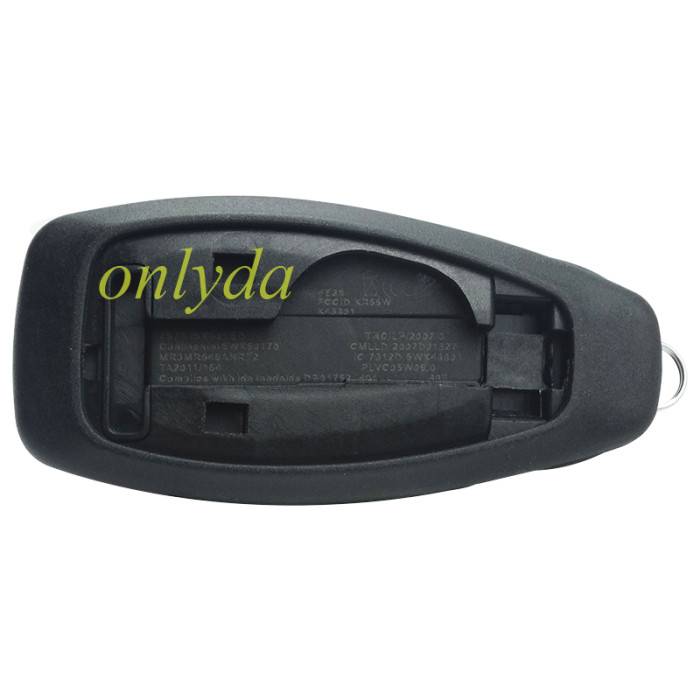 For Ford Focus 2 button  keyless remote key  with 434mhz fcc ID :KR55WK48801
