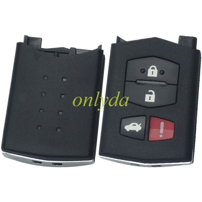 For mazda 3+1 button  remote key shell part