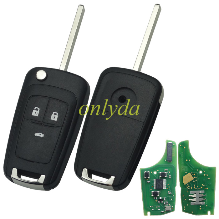 For  OEM  Vauxhall 3 button remote key with 434mhz with 46 chip