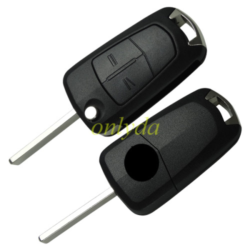 For Opel 2 button  remote key blank with HU100 blade