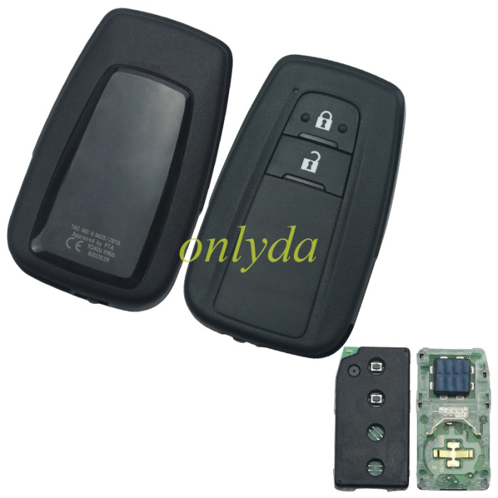 UM Smart for Toyota COROLLA 2 button remote key with 434mhz with FSK with AES 4A chip