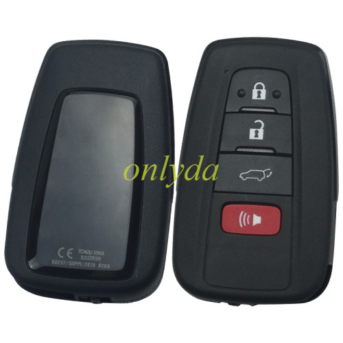 UT Smart for Toyota COROLLA  3+1 button remote key with 434mhz with FSK with AES 4A chip