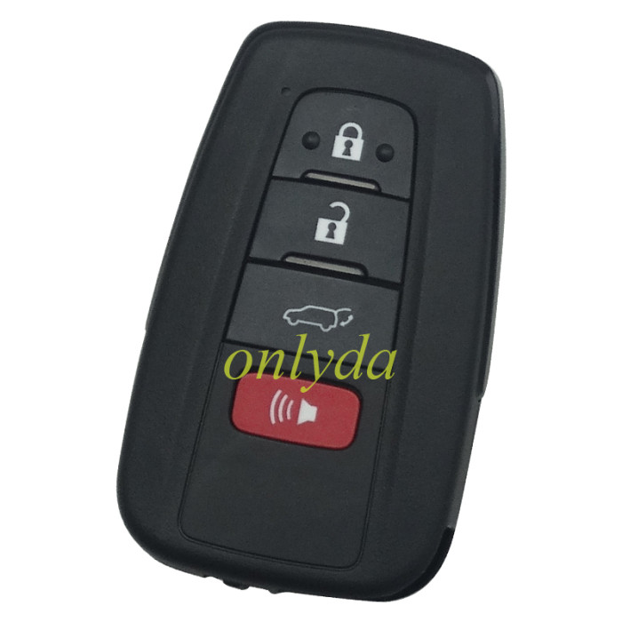 UT Smart for Toyota COROLLA  3+1 button remote key with 434mhz with FSK with AES 4A chip