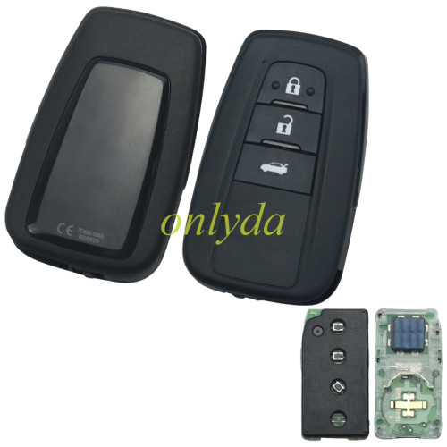 C1 Smart for Toyota COROLLA 3 button remote key with 434mhz with FSK with AES 4A chip