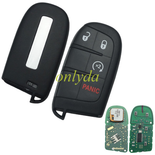 For OEM Dodge 2+1 button remote key with 434MHZ with 7953chip/46chip