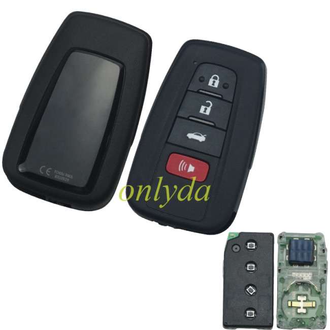 C5 Smart for Toyota COROLLA  3+1 button remote key with 434mhz with FSK with AES 4A chip