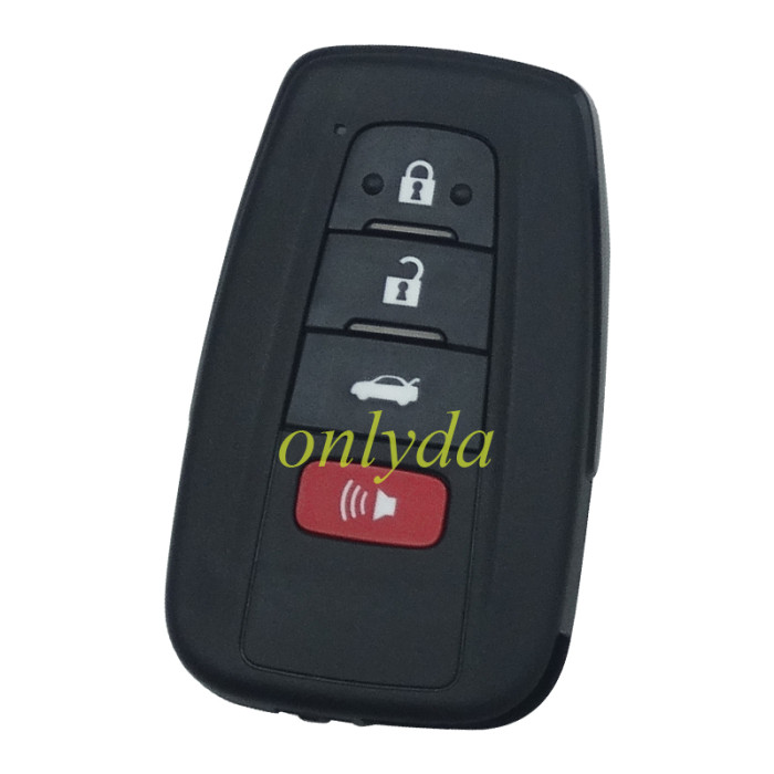 OEM C8 Smart for Toyota COROLLA ALTIS  3+1 button remote key  FSK with AES 4A chip /  PN : 61E466-0010 / B2U2K2R  /433MHz