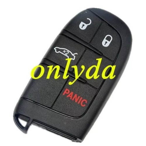 For Chrysler 3+1 button remote key with 434mhz with  HITAG AES