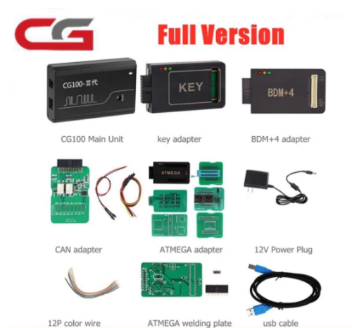  CGDI CG100 III PROG Auto Key Programmer Full Version All Adapters All Function Renesas SRS Airbag Restore CG 100 Stable