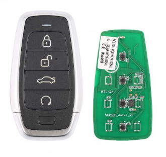 For AUTEL MAXIIM IKEY Standard Style IKEYAT004EL 4 Buttons Independent Smart Key