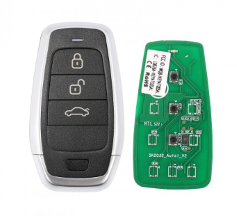 For AUTEL MAXIIM IKEY Standard Style IKEYAT003BL 3 Buttons Independent Smart Key (Lock/ Unlock/ Trunk)
