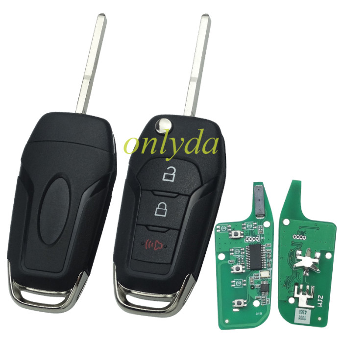 For Ford 3 button remote key with hitag pro ID49 Chip  with 315mhz  FCCID:N5F-A08TAA