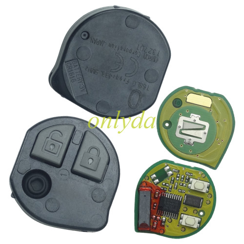 For  OEM 2 button remote key 433.92MHZ  chip-Hitag2 chip Model No.T68L0