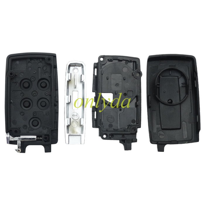 For KYDZ Brand Landrover  smart freelander  4+1 button remote with 434MHZ with  HITAG-PRO(ID49) chip aftermarket 2017-2020 years                           JLR:JK52-15K601-BG(JK52-15K601-XX)  LERA:5AVC13F0