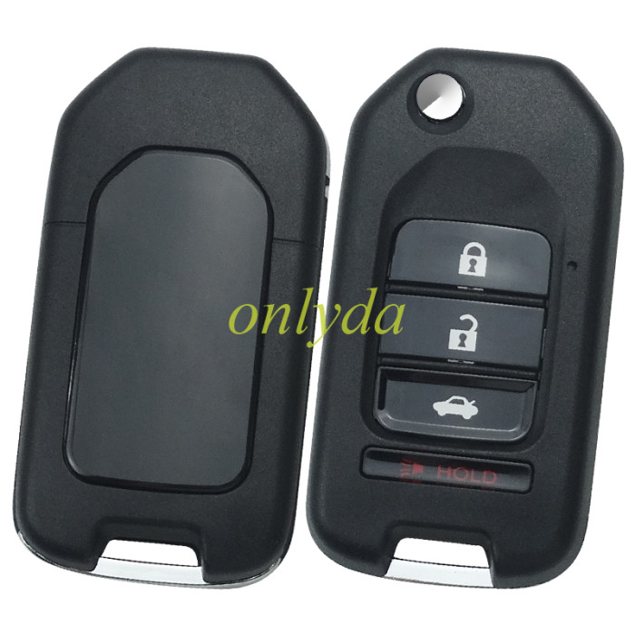 For Honda 3+1 button remote key shell