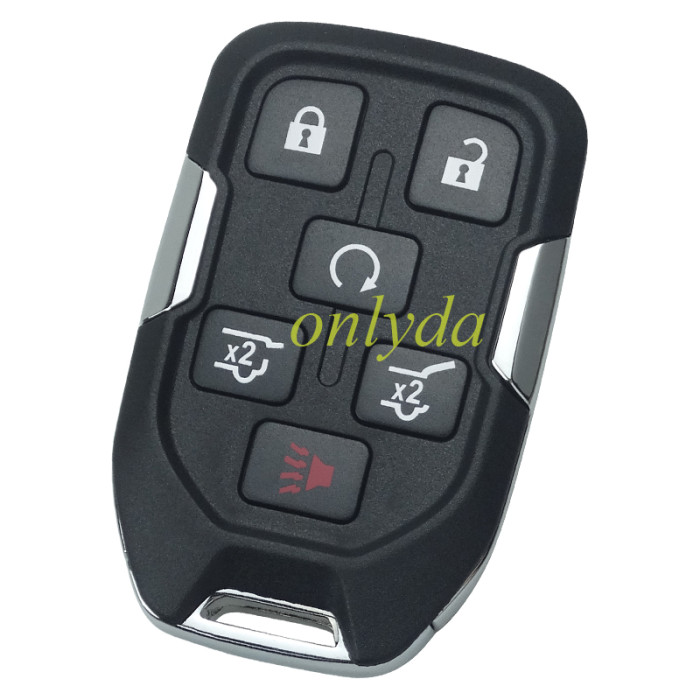 For Chevrolet 5+1 button remote key with 315mhz/434mhz GMC Yukon 2015-2018  GMC Sierra 2015-2016       FCC ID: HYQ1AA