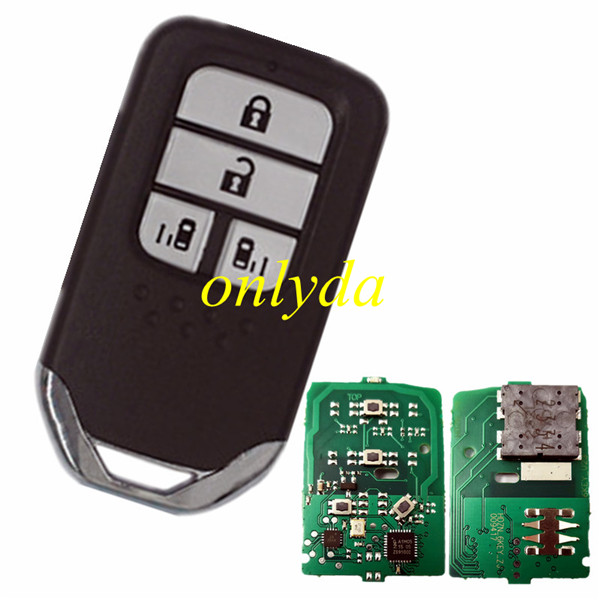 For Honda model 4 button KYDZ universal remote key pcf7942 HITAG2 46 chip 433mhz