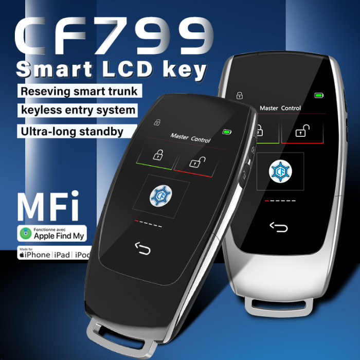 CF799 Universal Smart Car Key LCD Screen Upgrade Version Modified For all model support english korean