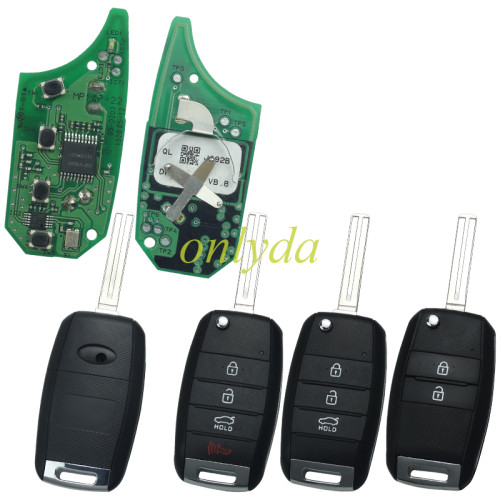 For KIA K3 OEM  keyless  4 button  remote key with 434mhz