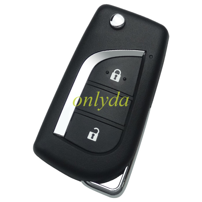 For Toyota style 2 button remote key B13-2 for KDX2 and KD MAX to produce any model  remote