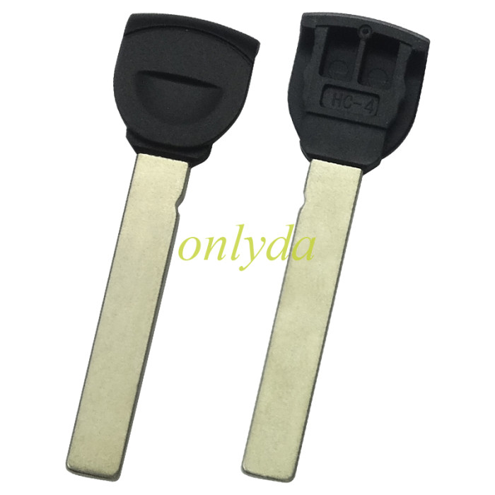 For 3  button remote key blank with emmergency key blade