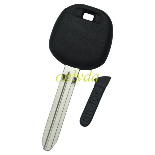 For Toyota transponder key blank TOY43R blade without  logo with  carbon chip part