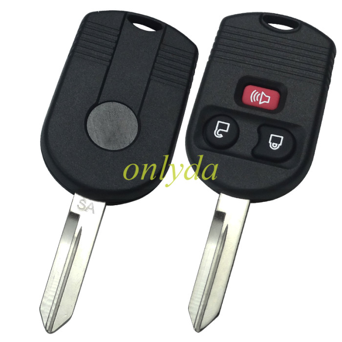 For Ford 3 button remote  key blank