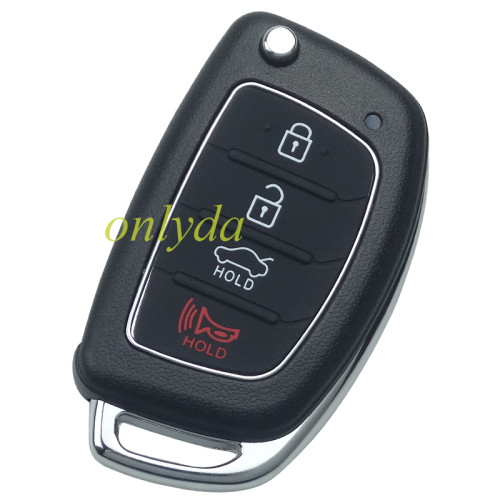 For hyundai 3+1 button remote key blank,please choose the  blade
