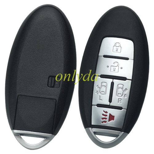 For Nissan 4+1 button remote key blank(no lo)