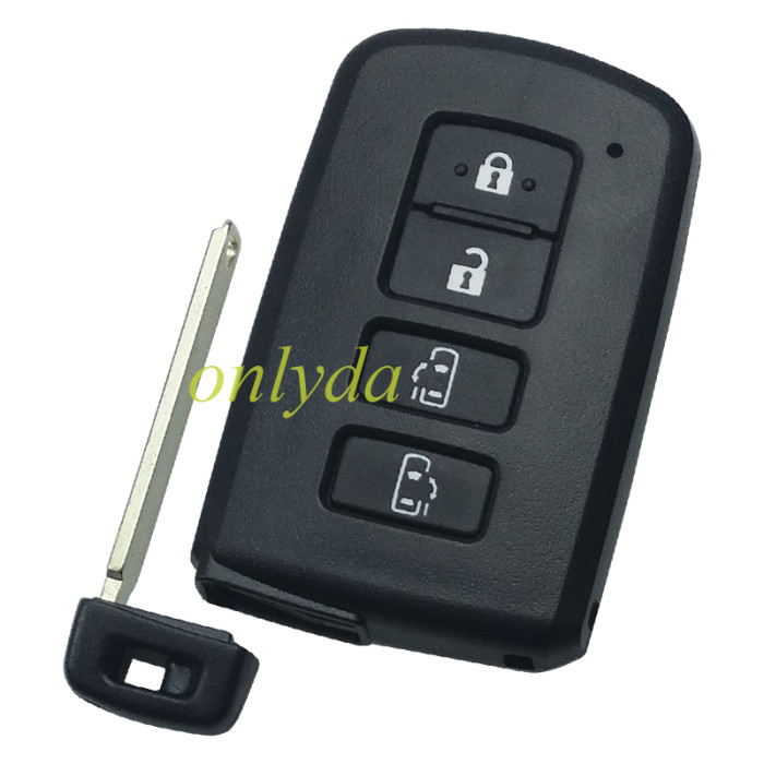 For Toyota 4 button remote key shell ,the button is square