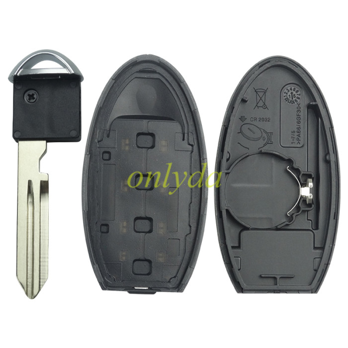 For Nissan 3+1 button  remote key blank for new model