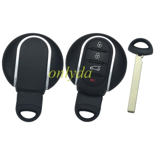 For BMW 4 button mini cooper remote shell without logo