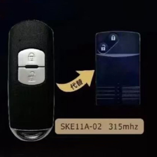 For kydz brand  Mazda 6 keyless 2 button modified remote With 315mhz, with 4D63 chip,PCB SKE11A-02