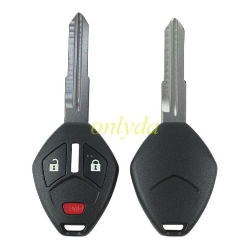 For Mitsubishi remote key shell with 3 button with light button
