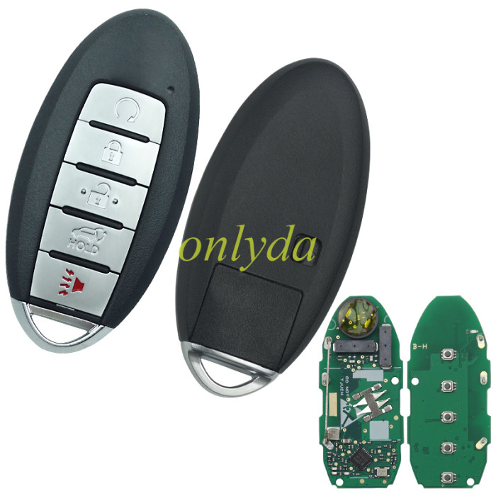 For Nissan keyless  4+1 button remote key with 433mhz 2019-2020 Nissan Rogue  FCCID:KR5TXN4 S180144507