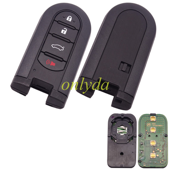 For OEM Perodua 3+1 button remote key with PCF7953(HITAG3)-434mhz use  Malaysia  car