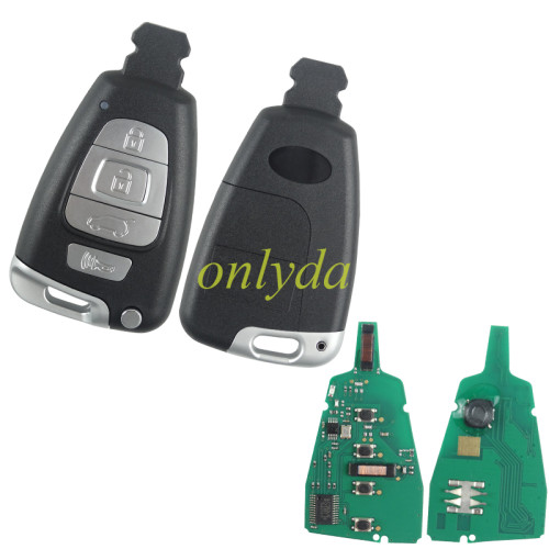 Hyundai Veracruz keyless go 3 button remote key with 433.92mhz/ 315mhz with 46 chip