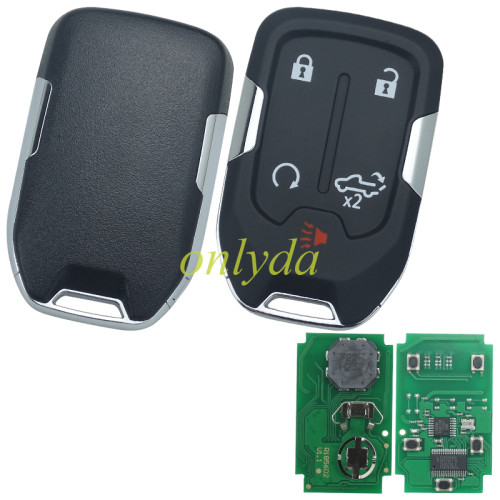 2019-2020 ChevroletSilverado /5-Button Smart Key w/Tailgate / PN:13508398 / HYQ1EA 434 Mhz