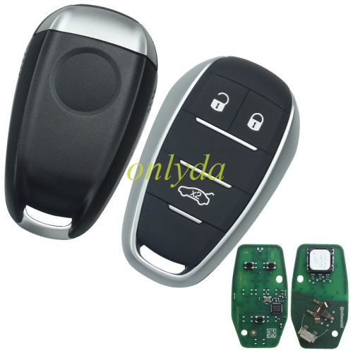For OEM   ALFA ROMEO GIULIA keyless 3 button  remote PCB +aftermarket shell  434mhz Giulia 2017-2019 Stelvio 2016-2019