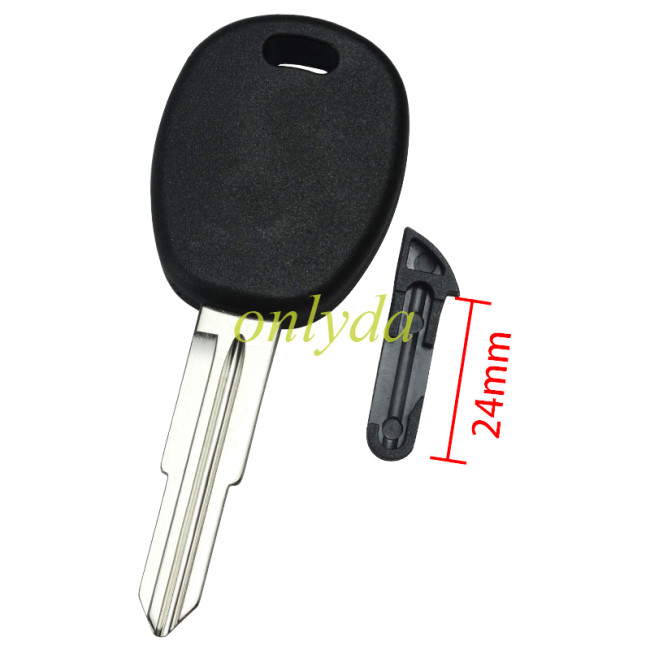 Daewoo transponder  key blank with right blade ,can put TPX long chip