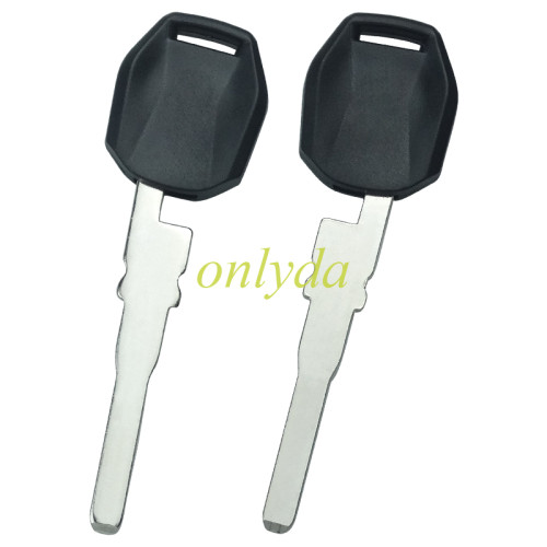 For KTM Motocycle key blank ( black),with unremovable printed badge