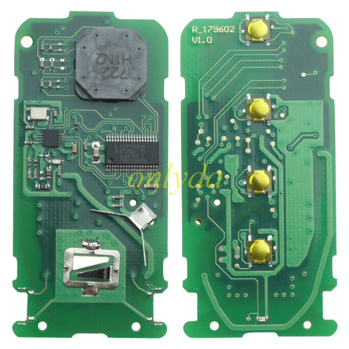 For Mitsubishi 3+1 button keyless smart remote key  433.92MHz FSK