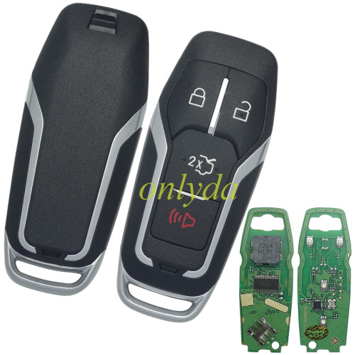 For Ford  Smart key /3+1 Button ASK 433.92 MHz  / 49 CHIP 2015-2016 Fusion  2015-2017 EDGE  2016-2017 Explorer